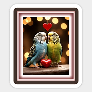 Love Birds Sticker